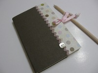 Petit Carnet Marron/Pois