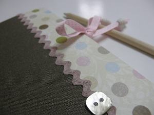 Petit Carnet Marron/Pois